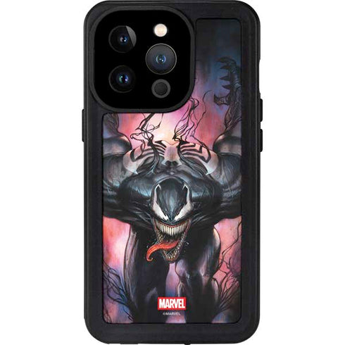 Marvel Venom Absolute Carnage by Adi Granov iPhone 15 Pro Waterproof Case