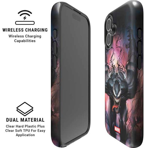 Marvel Venom Absolute Carnage by Adi Granov iPhone 16 Magsafe Impact Case