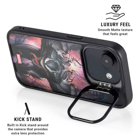 Marvel Venom Absolute Carnage by Adi Granov iPhone 16e Kickstand Case
