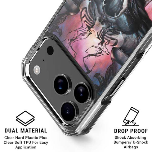 Marvel Venom Absolute Carnage by Adi Granov iPhone 18 Pro Clear Case