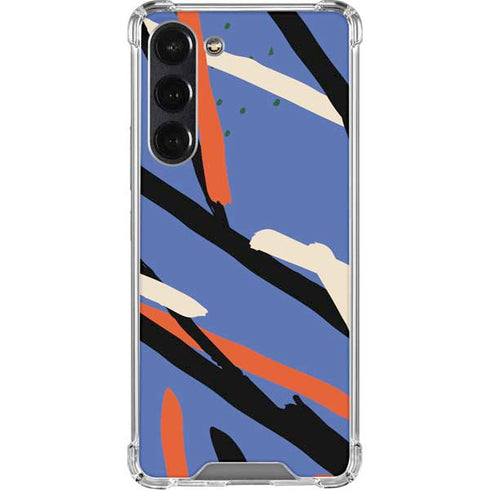 Abstract Lines Galaxy S24 FE Clear Case