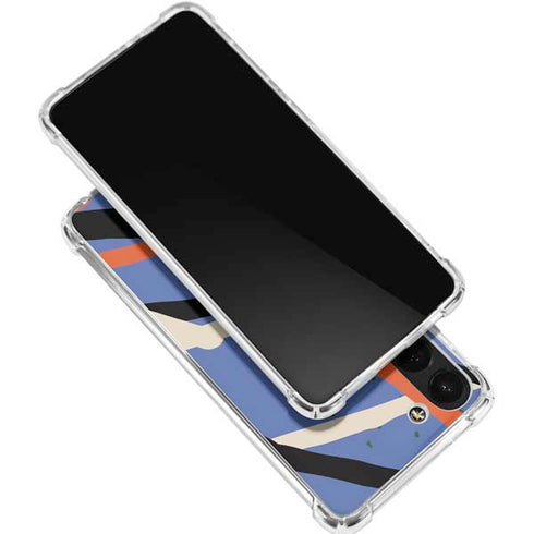 Abstract Lines Galaxy S24 FE Clear Case