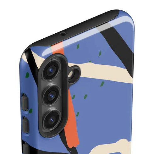 Abstract Lines Galaxy S25 Impact Case
