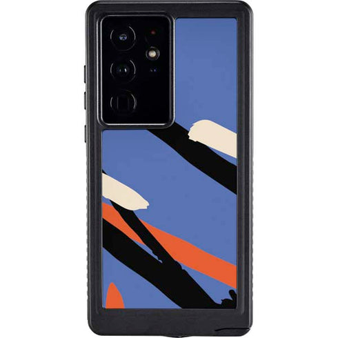 Abstract Lines Galaxy S24 Ultra Waterproof Case