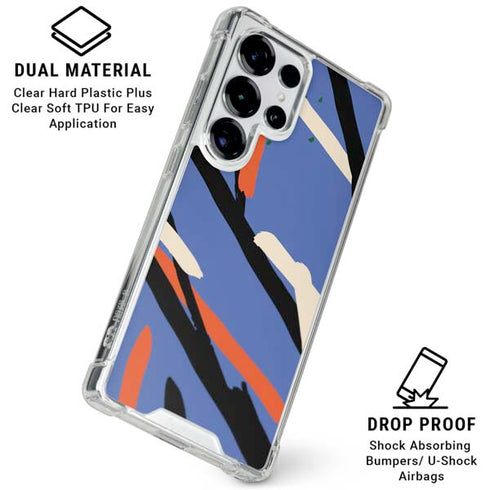Abstract Lines Galaxy S26 Ultra Clear Case