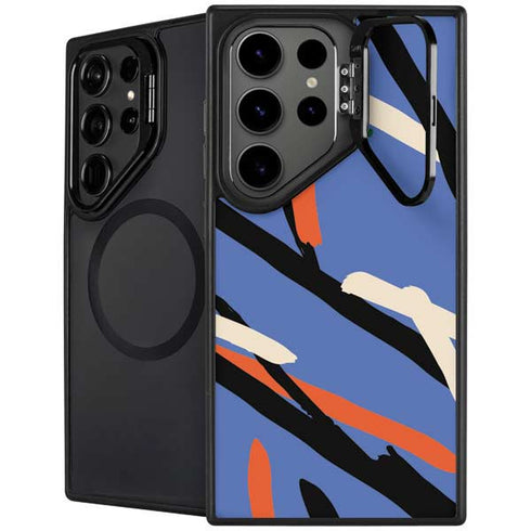 Abstract Lines Galaxy S26 Ultra Kickstand Case