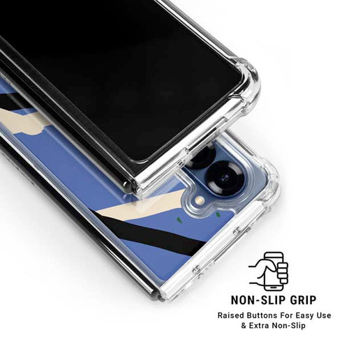 Abstract Lines Galaxy Z Fold6 Clear Case