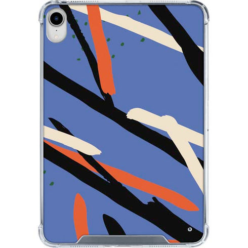 Abstract Lines iPad 11th Gen (2025) Clear Case