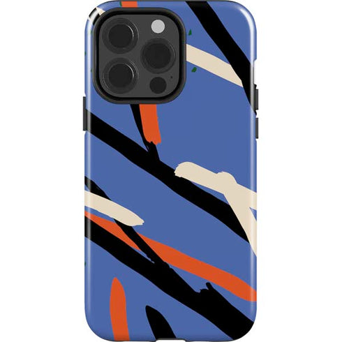 Abstract Lines iPhone 15 Pro Impact Case