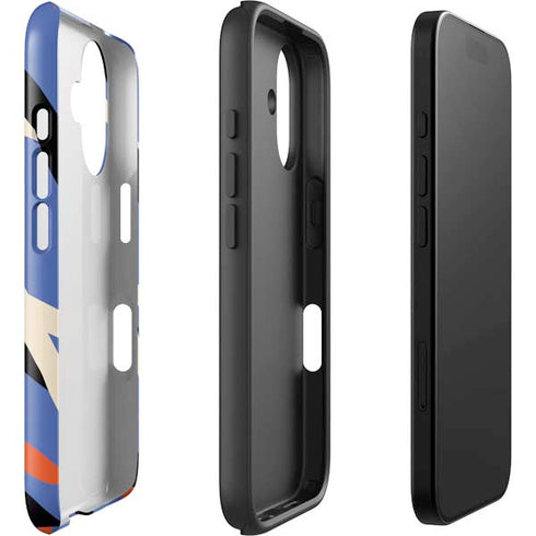 Abstract Lines iPhone 16 Plus Impact Case
