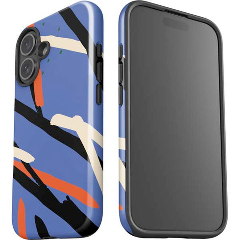Abstract Lines iPhone 16 Plus Impact Case