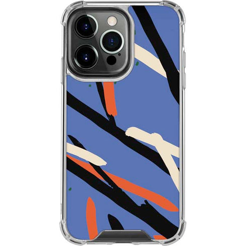 Abstract Lines iPhone 16 Pro Clear Case
