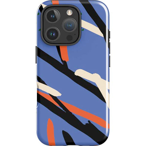 Abstract Lines iPhone 16 Pro Impact Case