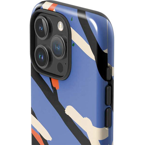 Abstract Lines iPhone 16 Pro Impact Case
