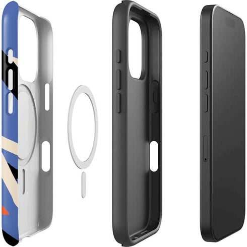 Abstract Lines iPhone 16 Pro Magsafe Impact Case
