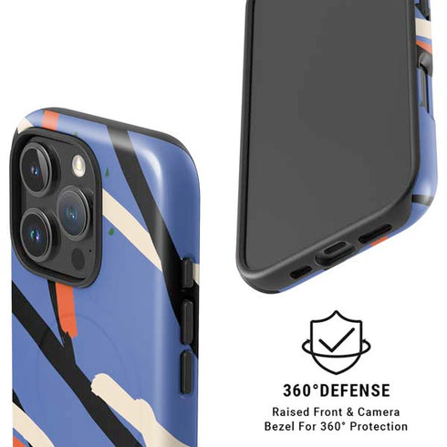 Abstract Lines iPhone 16 Pro Max Magsafe Impact Case