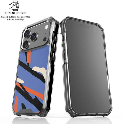 Abstract Lines iPhone 18 Pro Clear Case