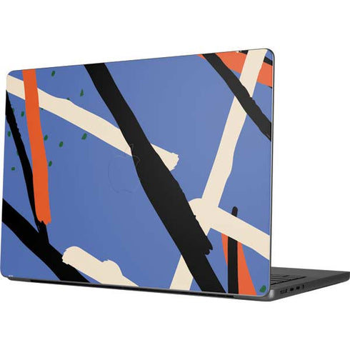 Abstract Lines Apple MacBook Pro 14-inch Skin