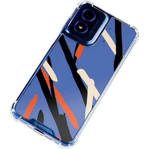 Abstract Lines Moto G 5G (2024) Clear Case