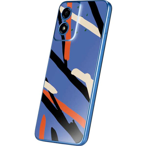 Abstract Lines Moto G Play 4G (2024) Skin
