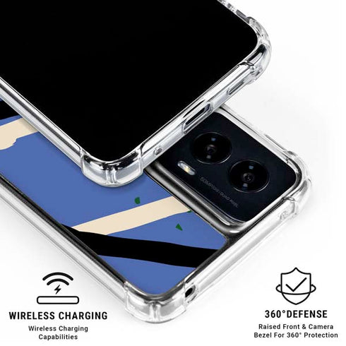 Abstract Lines Moto G Power 5G (2024) Clear Case