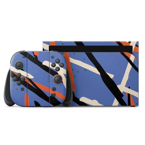 Abstract Lines Nintendo Switch 2 (2025) with Joy-Con Skin