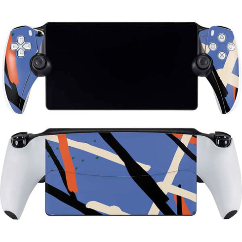 Abstract Lines PlayStation Portal Remote Player Skin