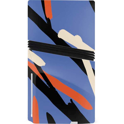 Abstract Lines PS5 Pro Disk Console Skin