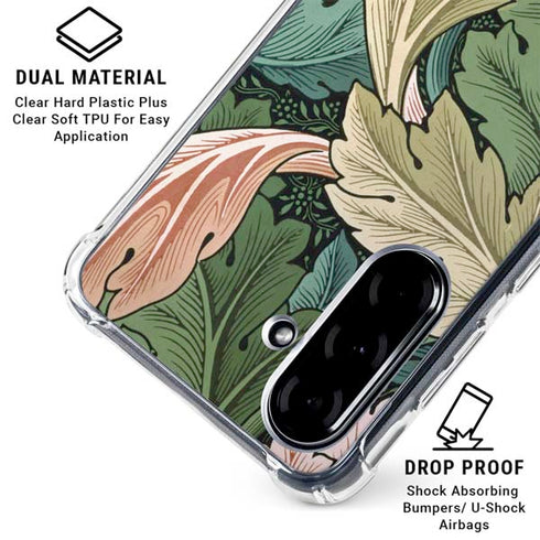 Acanthus by William Morris Galaxy A36 5G Clear Case