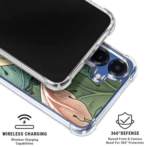 Acanthus by William Morris Galaxy S25 Plus Clear Case