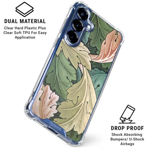 Acanthus by William Morris Galaxy S25 Plus Clear Case