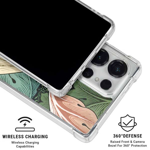 Acanthus by William Morris Galaxy S25 Ultra Clear Case