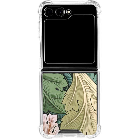 Acanthus by William Morris Galaxy Z Flip6 Clear Case