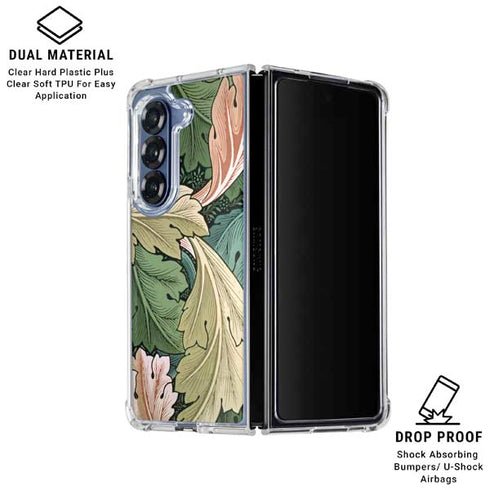 Acanthus by William Morris Galaxy Z Fold6 Clear Case