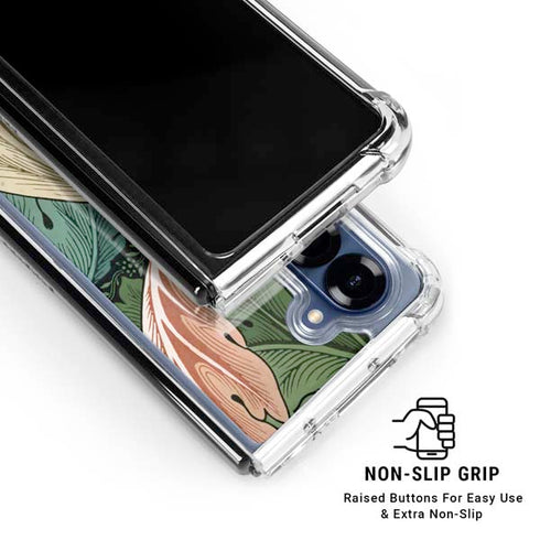 Acanthus by William Morris Galaxy Z Fold6 Clear Case