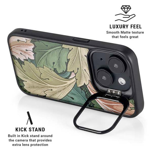 Acanthus by William Morris iPhone 14 Kickstand Case
