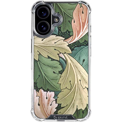 Acanthus by William Morris iPhone 16 Clear Case