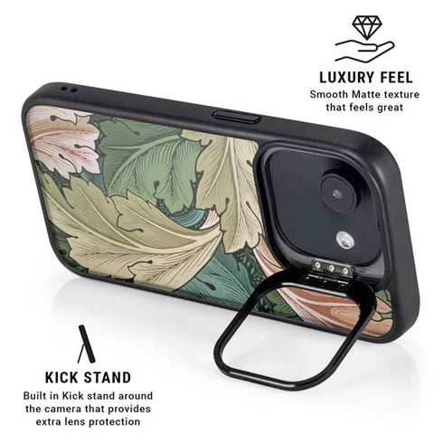Acanthus by William Morris iPhone 16e Kickstand Case