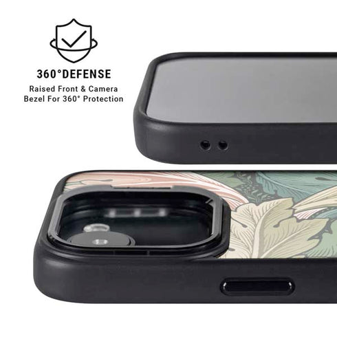 Acanthus by William Morris iPhone 16e Kickstand Case