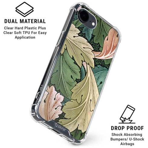 Acanthus by William Morris iPhone 16e Clear Case
