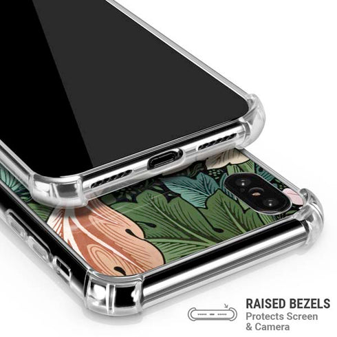 Acanthus by William Morris iPhone X/XS Clear Case