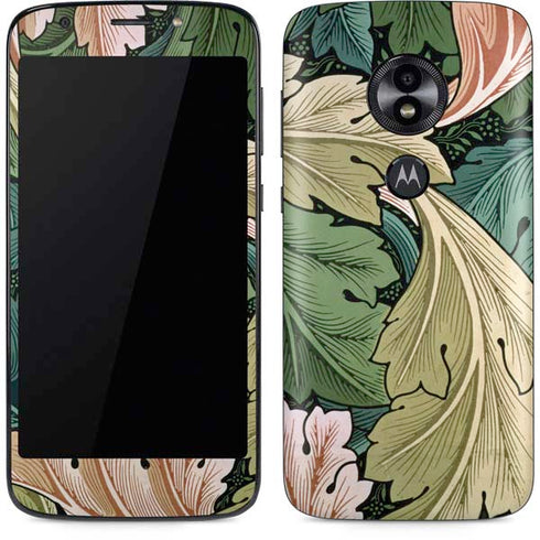 Acanthus by William Morris Moto E5 Play Skin
