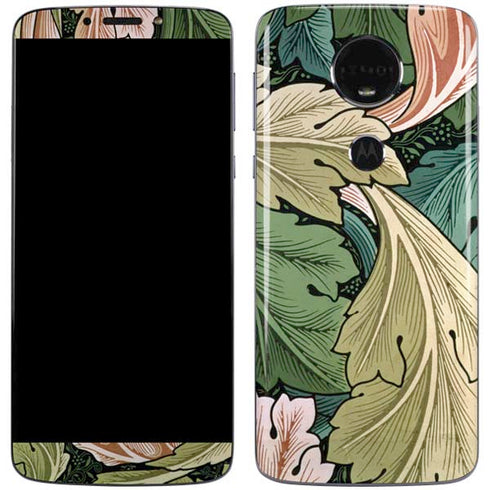 Acanthus by William Morris Moto E5 Plus Skin