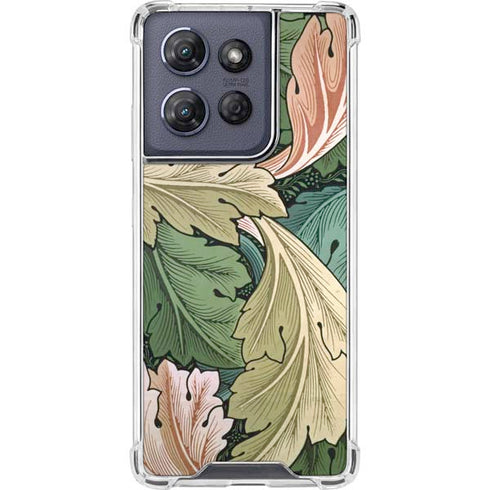 Acanthus by William Morris Moto G 5G (2025) Clear Case