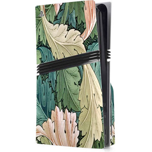 Acanthus by William Morris PS5 Pro Disk Console Skin