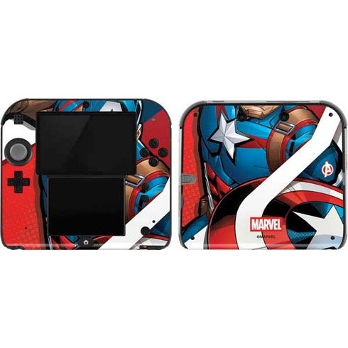 Marvel Captain America Action Pose Nintendo Skins