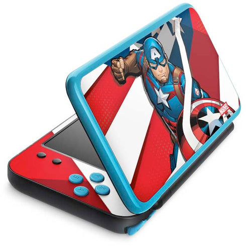 Marvel Captain America Action Pose Nintendo 2DS XL (2017) Skin