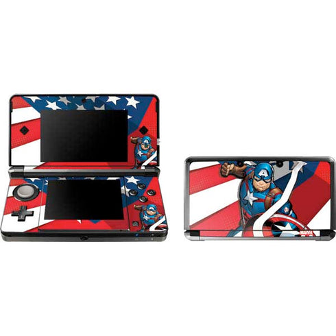 Marvel Captain America Action Pose Nintendo Skins
