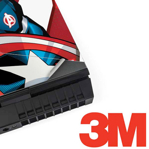 Marvel Captain America Action Pose Dell Alienware Skin