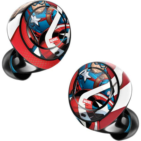 Marvel Captain America Action Pose Amazon Echo Buds Skin